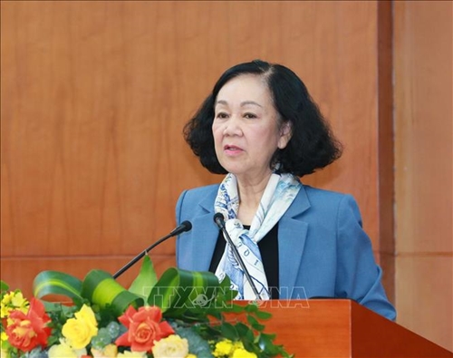 Thường trực Ban Bí thư Trương Thị Mai: Nâng cao chất lượng công tác tham mưu chiến lược về phát triển kinh tế